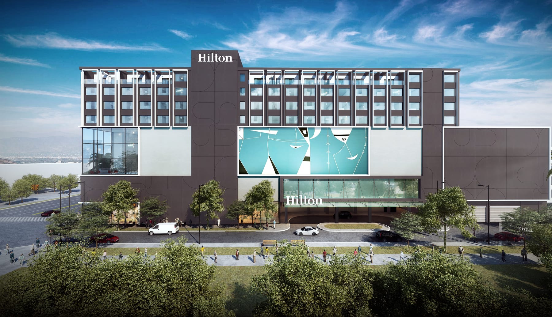 Hilton — design rendering